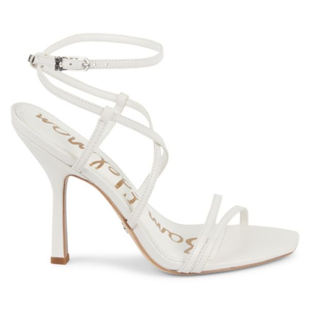 Sam Edelman White Strappy Sandals